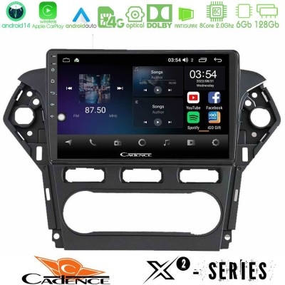 Cadence X2 Series 8Core Android14 6+128GB Ford Mondeo 2011-2014 Navigation Multimedia Tablet 10"