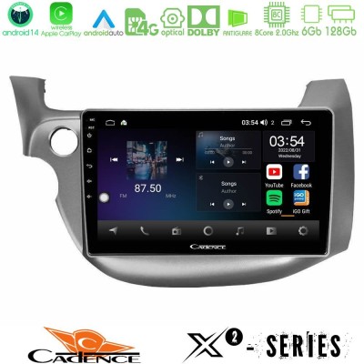 Cadence X2 Series 8Core Android14 6+128GB Honda Jazz 2009-2013 Navigation Multimedia Tablet 10"