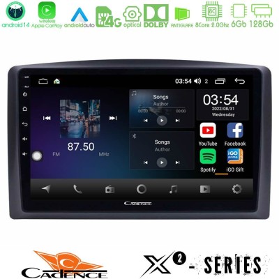 Cadence X2 Series 8Core Android14 6+128GB Mercedes Vito 2015-2021 Navigation Multimedia Tablet 10"