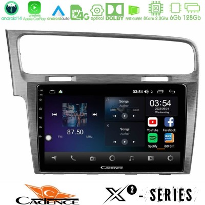 Cadence X2 Series 8Core Android14 6+128GB VW GOLF 7 Navigation Multimedia Tablet 10"