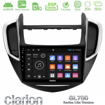 Clarion GL700 Lite Series 8Core Android ClarionOS 2+32GB Chevrolet Trax 2013-2020 Navigation Multimedia Tablet 9" Με Carplay & A