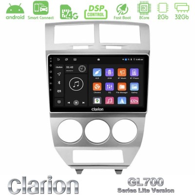 Clarion GL700 Lite Series 8Core Android ClarionOS 2+32GB Dodge Caliber 2006-2011 Navigation Multimedia Tablet 10" Με Carplay & A