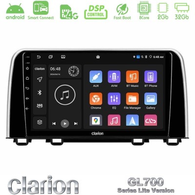 Clarion GL700 Lite Series 8Core Android ClarionOS 2+32GB Honda CR-V 2019- Navigation Multimedia Tablet 10" Με Carplay & Android 