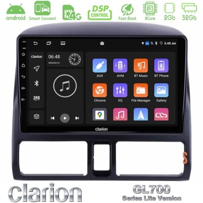 Clarion GL700 Lite Series 8Core Android ClarionOS 2+32GB Honda CRV 2002-2006 Navigation Multimedia Tablet 9" Με Carplay & Androi