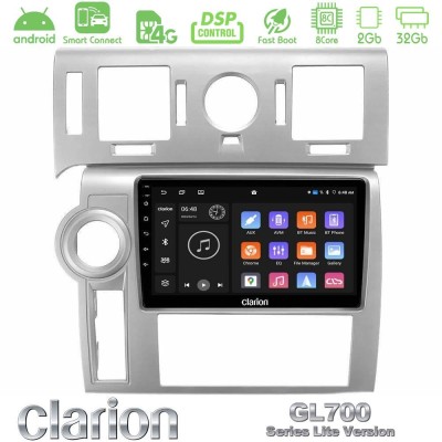 Clarion GL700 Lite Series 8Core Android ClarionOS 2+32GB Hummer H2 2008-2009 Navigation Multimedia Tablet 9" Με Carplay & Androi
