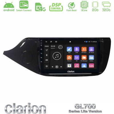 Clarion GL700 Lite Series 8Core Android ClarionOS 2+32GB Kia Ceed 2013-2017 Navigation Multimedia Tablet 9" Με Carplay & Android