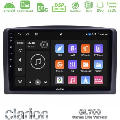 Clarion GL700 Lite Series 8Core Android ClarionOS 2+32GB Mercedes Vito 2015-2021 Navigation Multimedia Tablet 10" Με Carplay & A