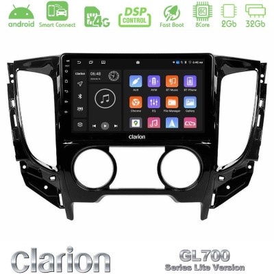 Clarion GL700 Lite Series 8Core Android ClarionOS 2+32GB Mitsubishi L200 2016- & Fiat Fullback (Manual A/C) Navigation Multimedi Clarion GL700 Lite Series 8Core Android ClarionOS 2+32GB Mitsubishi L200 2016- & Fiat Fullback (Manual A/C) Navigation Multimedi