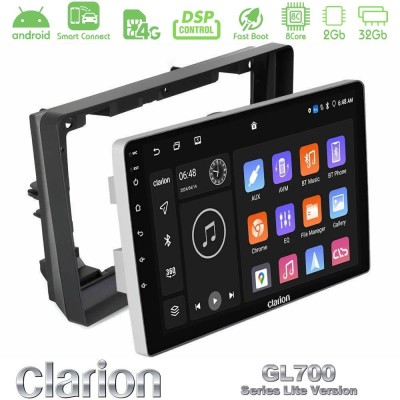 Clarion GL700 Lite Series 8Core Android ClarionOS 2+32GB Peugeot 308 2013-2020 Navigation Multimedia Tablet 9" Με Carplay & Andr