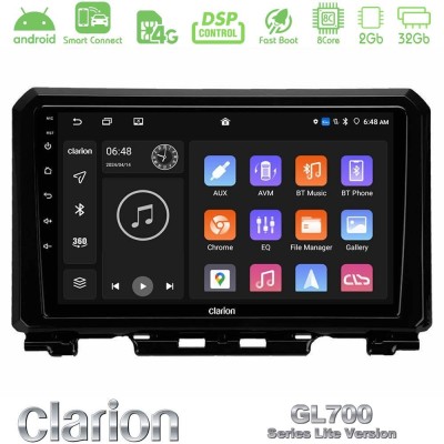 Clarion GL700 Lite Series 8Core Android ClarionOS 2+32GB Suzuki Jimny 2018-2022 Navigation Multimedia Tablet 9" Με Carplay & And