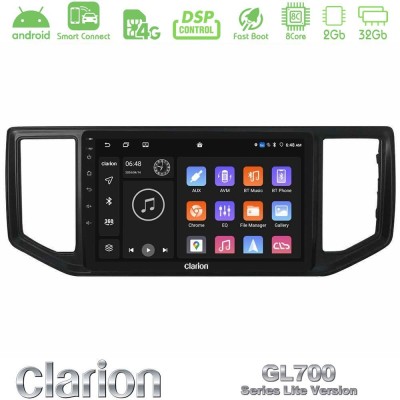 Clarion GL700 Lite Series 8Core Android ClarionOS 2+32GB VW Amarok 2017-2022 Navigation Multimedia Tablet 9" Με Carplay & Androi