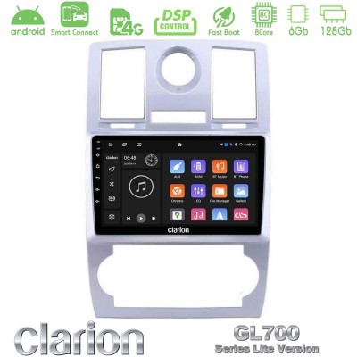 Clarion GL700 Lite Series 8Core Android ClarionOS 6+128GB Chrysler 300C Navigation Multimedia Tablet 9" Με Carplay & Android Aut