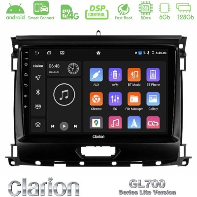 Clarion GL700 Lite Series 8Core Android ClarionOS 6+128GB Ford Ranger 2017-2022 Navigation Multimedia Tablet 9" Με Carplay & And