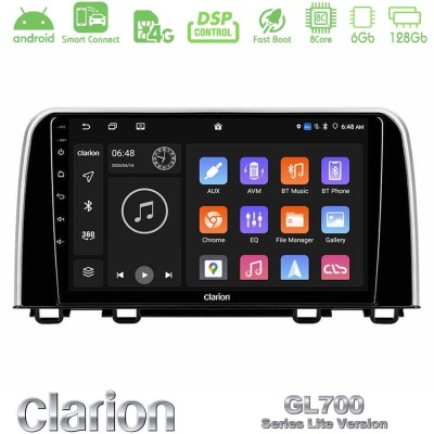 Clarion GL700 Lite Series 8Core Android ClarionOS 6+128GB Honda CR-V 2019- Navigation Multimedia Tablet 10" Με Carplay & Android