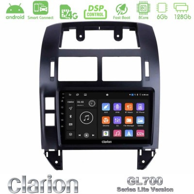 Clarion GL700 Lite Series 8Core Android ClarionOS 6+128GB VW Polo 2002-2009 Navigation Multimedia Tablet 9" Με Carplay & Android