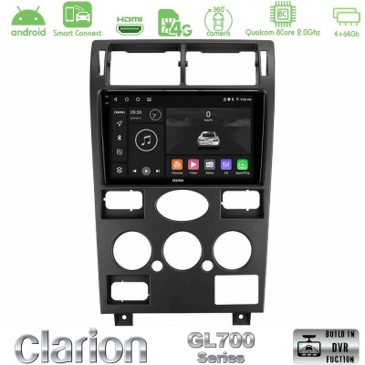 Clarion GL700 Series 8Core Android ClarionOS 4+64GB Ford Mondeo 2001-2004 Navigation Multimedia Tablet 9" Με Carplay & Android A