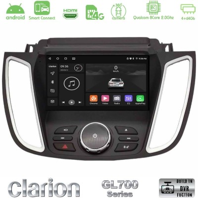 Clarion GL700 Series 8Core Android ClarionOS 4+64GB Ford Kuga/C-Max 2013-2019 Navigation Multimedia Tablet 9" Με Carplay & Andro