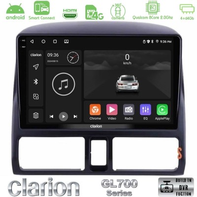 Clarion GL700 QUALCOMM Series 8Core Android ClarionOS 4+64GB Honda CRV 2002-2006 Navigation Multimedia Tablet 9" Με Carplay & An