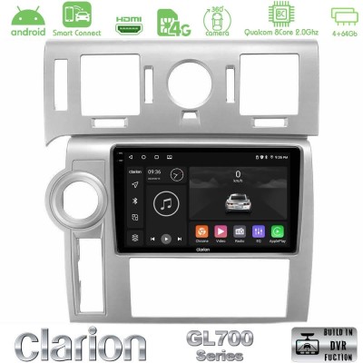 Clarion GL700 Series 8Core Android ClarionOS 4+64GB Hummer H2 2008-2009 Navigation Multimedia Tablet 9" Με Carplay & Android Aut