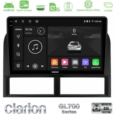 Clarion GL700 Series 8Core Android ClarionOS 4+64GB Jeep Grand Cherokee 1999-2004 Navigation Multimedia Tablet 9" Με Carplay & A