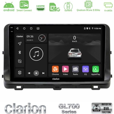 Clarion GL700 QUALCOMM Series 8Core Android ClarionOS 4+64GB Kia Ceed 2018-2023 Navigation Multimedia Tablet 10" Με Carplay & An