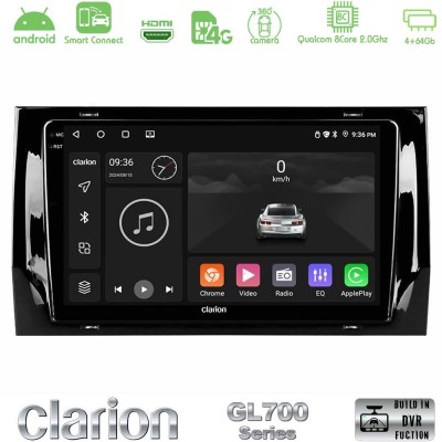 Clarion GL700 QUALCOMM Series 8Core Android ClarionOS 4+64GB Skoda Kodiaq/Karoq 2017- Navigation Multimedia Tablet 10" Με Carpla