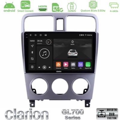 Clarion GL700 QUALCOMM Series 8Core Android ClarionOS 4+64GB Subaru Forester 2003-2007 Navigation Multimedia Tablet 9" Με Carpla