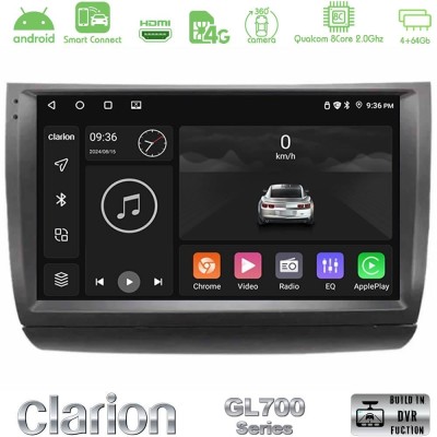 Clarion GL700 Series 8Core Android ClarionOS 4+64GB Toyota Prius 2004-2009 Navigation Multimedia Tablet 9" Με Carplay & Android 