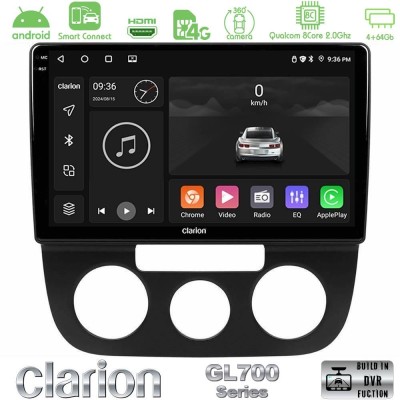 Clarion GL700 QUALCOMM Series 8Core Android ClarionOS 4+64GB VW Jetta Navigation Multimedia Tablet 10" Με Carplay & Android Auto