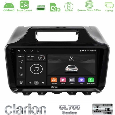 Clarion GL700 QUALCOMM Series Toyota iQ 2008 – 2015 8Core Android ClarionOS 4+64GB Navigation Multimedia Tablet 9" Με Carplay & 