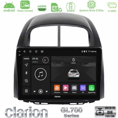 Clarion GL700 QUALCOMM Series 8Core Android ClarionOS 4+64GB Daihatsu Sirion/Subaru Justy Navigation Multimedia Tablet 10" Με Ca