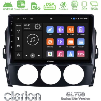 Clarion GL700 Lite Series 8Core Android ClarionOS 2+32GB Mazda MX-5 2006-2008 Navigation Multimedia Tablet 9" Με Carplay & Andro