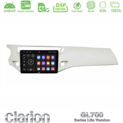 Clarion GL700 Lite Series 8Core Android ClarionOS 6+128GB Citroen C3 2009-2016 Navigation Multimedia Tablet 9" Με Carplay & Andr