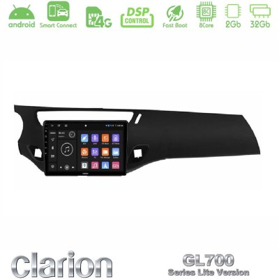 Clarion GL700 Lite Series 8Core Android ClarionOS 2+32GB Citroen C3/DS3 2009-2016 Navigation Multimedia Tablet 9" Με Carplay & A