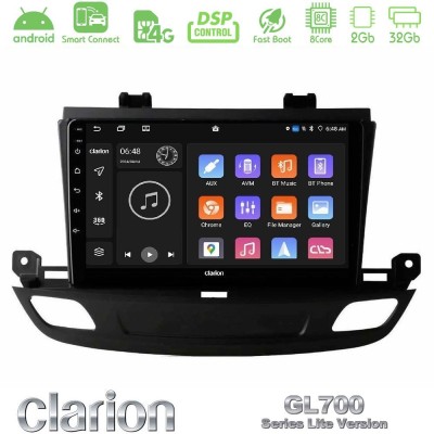 Clarion GL700 Lite Series 8Core Android ClarionOS 2+32GB Opel Insignia 2 2017-2020 Navigation Multimedia Tablet 9" Με Carplay & 