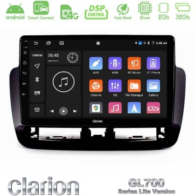 Clarion GL700 Lite Series 8Core Android ClarionOS 2+32GB Seat Ibiza 2012-2015 Navigation Multimedia Tablet 9" Με Carplay & Andro