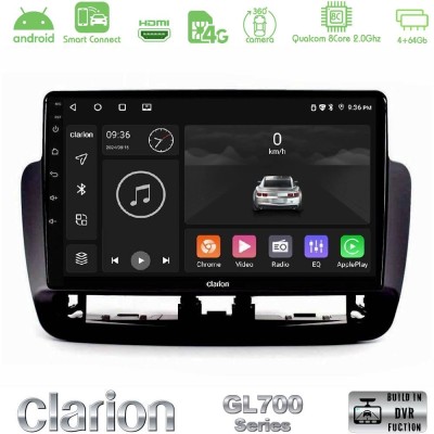 Clarion GL700 Series 8Core Android ClarionOS 4+64GB Seat Ibiza 2012-2015 Navigation Multimedia Tablet 9" Με Carplay & Android Au