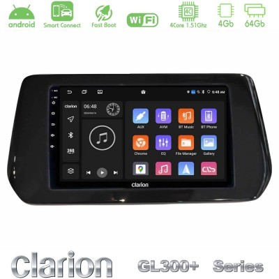 Clarion GL300+ Series 4Core Android ClarionOS 4+64GB Suzuki Swift 2024- Navigation Multimedia Tablet 9"