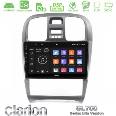 Clarion GL700 Lite Series 8Core Android ClarionOS 2+32GB Hyundai Sonata 2001-2005 Navigation Multimedia Tablet 9" Με Carplay & A Clarion GL700 Lite Series 8Core Android ClarionOS 2+32GB Hyundai Sonata 2001-2005 Navigation Multimedia Tablet 9" Με Carplay & A