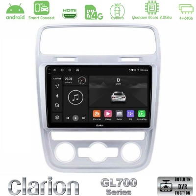 Clarion GL700 Series 8Core Android ClarionOS 4+64GB VW Scirocco 2014 – 2017 Navigation Multimedia Tablet 9" Με Carplay & Android