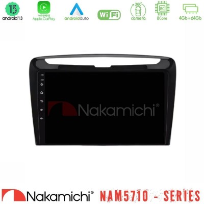 Nakamichi NAM5710 Series 8Core Android13 4+64GB Lancia Ypsilon 2011-2015 Navigation Multimedia Tablet 9"