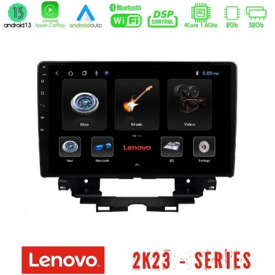 Lenovo Car Pad Renault Kangoo / Nissan Townstar 2022- 4Core Android 13 2+32GB Navigation Multimedia Tablet 10"