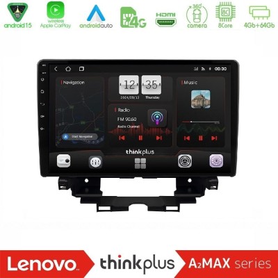 Lenovo Thinkplus A2MAX Series 8Core Android15 4+64GB Renault Kangoo / Nissan Townstar 2022- Navigation Multimedia Tablet 10"