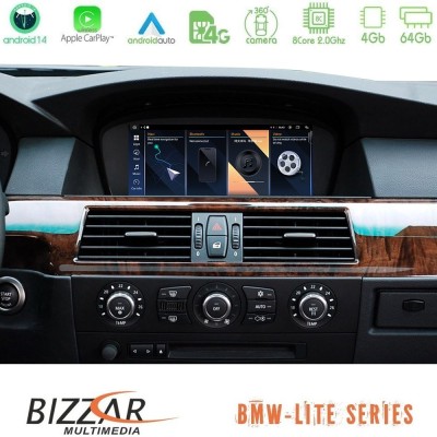 Bizzar Lite Series BMW 3er/5er/6er (E90/E60/E63) Android14 8Core (4+64GB) Navigation Multimedia 8.8" Bizzar Lite Series BMW 3er/5er/6er (E90/E60/E63) Android14 8Core (4+64GB) Navigation Multimedia 8.8"