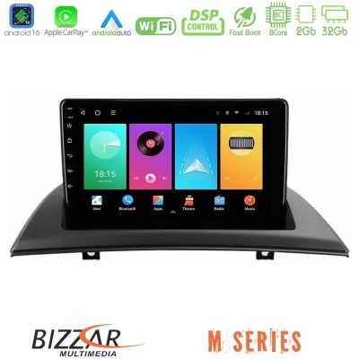 Bizzar M Series 8Core Android16 2+32GB BMW E83 Navigation Multimedia Tablet 9"