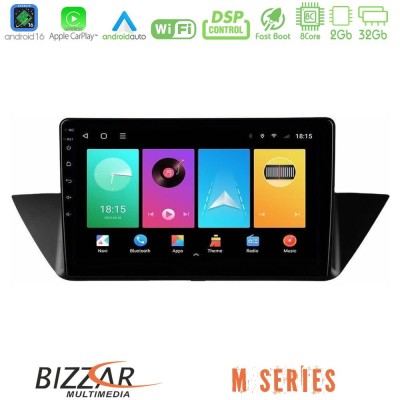 Bizzar M Series 8Core Android16 2+32GB BMW Χ1 E84 Navigation Multimedia Tablet 10"