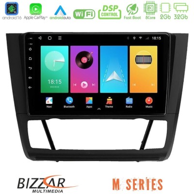 Bizzar M Series 8Core Android16 2+32GB BMW 1Series E81/E82/E87/E88 (AUTO A/C) Navigation Multimedia Tablet 9"