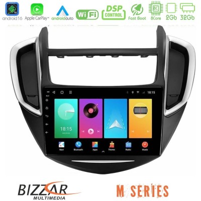 Bizzar M Series 8Core Android16 2+32GB Chevrolet Trax 2013-2020 Navigation Multimedia Tablet 9"