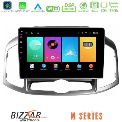Bizzar M Series 8Core Android16 2+32GB Chevrolet Captiva 2012-2016 Navigation Multimedia Tablet 9"