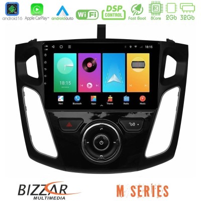 Bizzar M Series 8Core Android16 2+32GB Ford Focus 2012-2018 Navigation Multimedia Tablet 9"